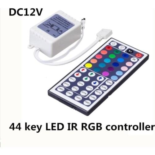 20pcs DC12V 6A 44 Keys LED IR RGB Controler LED Lights Controller IR Remote Dimmer For RGB 3528 5050 LED Strip