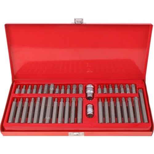 41-piece screwdriver socket set Hexagon 12-point flower-shaped screwdriver bit lengthened Hexagon socket bit socket wrench