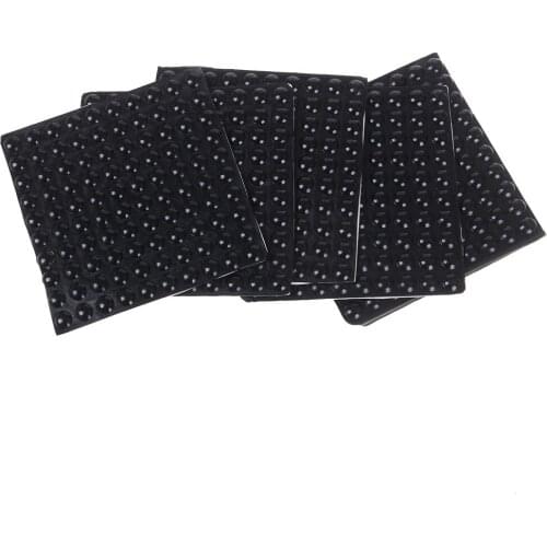 100PCS Furniture Door Accessories Self Adhesive Door Buffer Pad Rubber Silicone Feet Cabinet Drawers Clear Semicircle Bumpers