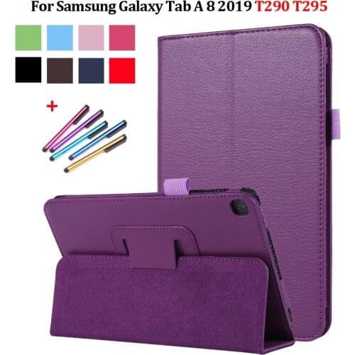 Tablet Funda For Samsung Galaxy Tab A 8 2019 Case SM-T290 SM-T295 Flip Cover Stand Shell For Galaxy Tab A 8.0 2019 Case Coque