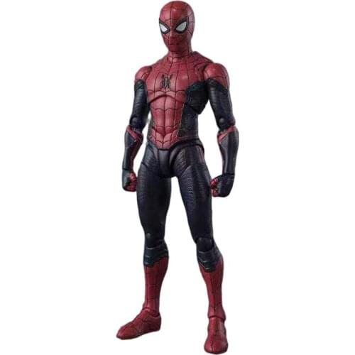 Disney Marvel Legand Anime Action Figure Expedition Spiderman Figma Avengers 15cm PVC Superhero Model Toys For Children Gift Kid