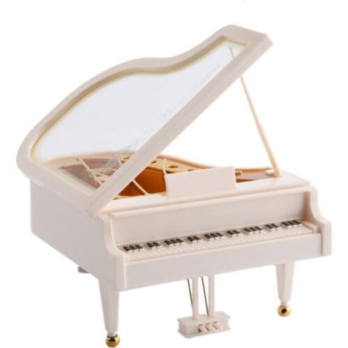 Mechanical Classical Ballerina Dancing Girl Dancing On The Piano Music Box S L For Valentine\s Day Giftuff0c