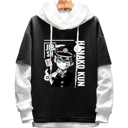 Men Women Pullover Hoodies Anime Toilet Bound Hanako Kun Hooded Sweatshirt Sportswear Cosplay Costume Coats Boys Girls Outerwear