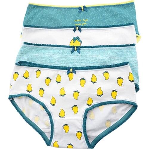 Underwear Women Cotton Panties Children Girls Ropa Interior Femenina Tanga Thong Sexy Lingerie Transparent Calcinha Culotte Girl