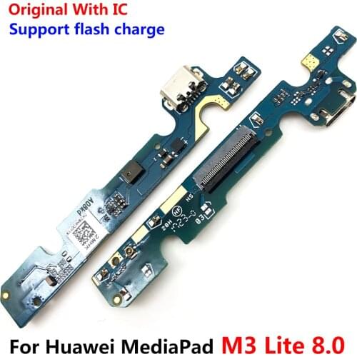 New Compatible For Huawei MediaPad M3 Lite 8 8.0 CPN-W09 CPN-AL00 CPN-L09 Charging Port Dock USB Connector Board Flex Cable