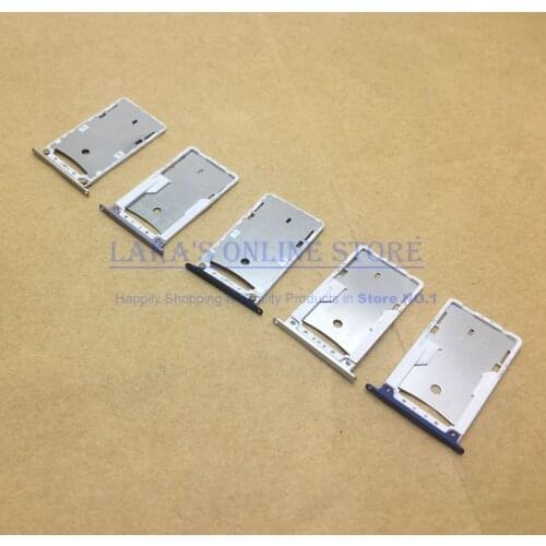 Original For Xiaomi Redmi Note 4 SIM Card Slot Tray Card Holder Adapter For Xiaomi Redmi Note 4 Pro Prime 5.5 Inch Smartphone