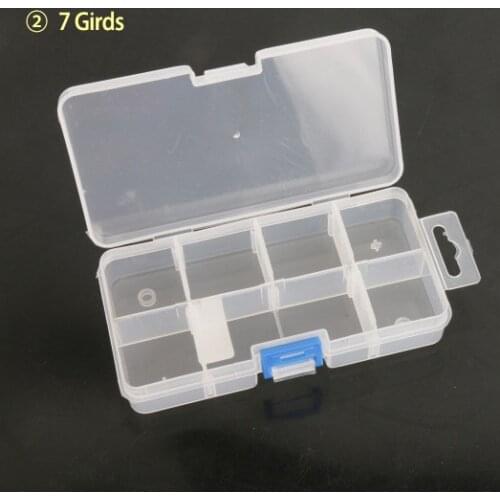7 Grids Subassembly Wrapper Plastic Element Box Storage Box DIY Parts Organizer Tool Case