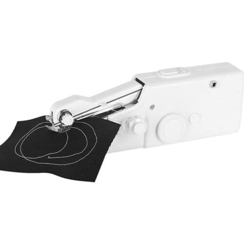 1pc Portable Mini Manual Sewing Machine Simple Operation Sewing Tools Sewing Cloth Fabric Home Handy Needlework Clothes Supplies