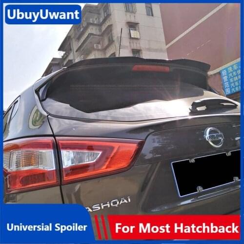 For Nissan Qashqai Spoiler 2014-2019 High Quality ABS Plastic Hatchback Universal Spoiler Rear Roof Lip Tail Wing Car Styling