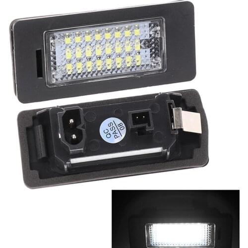 Led Car License Plate Light For BMW E39 M5 E70 E71 X5 X6 E60 M5 E90 E92 E93 M3 Rear Lights Number Plate Lamp Direct Replacement