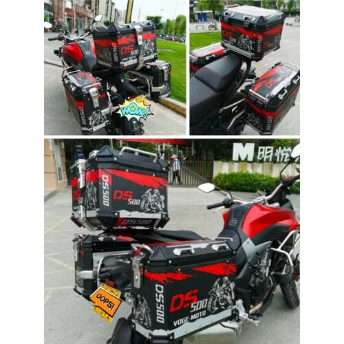 Motorcycle Reflective Stickers Side Box Stickers Apply for Loncin Voge 500ds 650ds Lx500