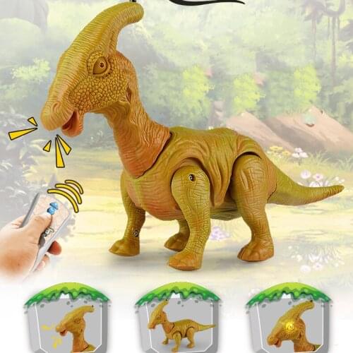 Intelligent Control Walking Remote Control Dinosaur Light Music Early Education Electric Gift Control Remoto Bug Toy BW50KL