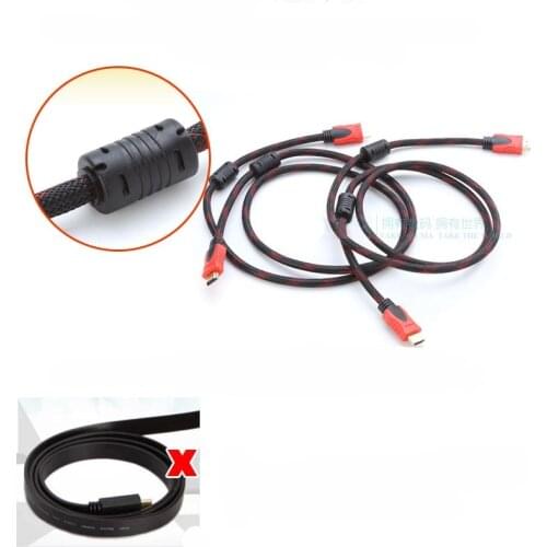 3m 5m 10m 15m 20m High Speed Braid HDMI Cable Version 1.4 Wired for STB Set Top Box Projector Video Line 1080P Good Quality