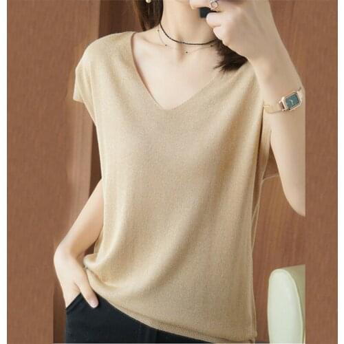 2021 New Summer T Shirt Women Elasticity Oversized T-Shirt Woman Clothes Female Tops Short sleeve Womens tube top knit