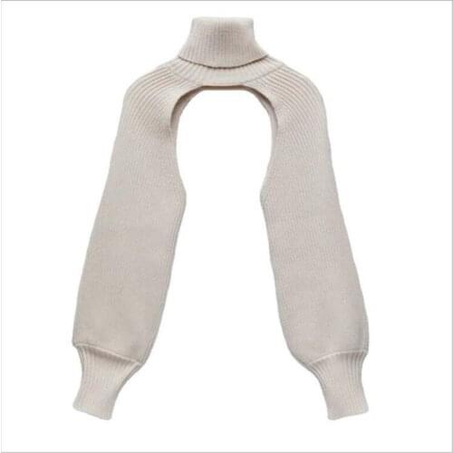 New Women Turtleneck Collar Long Sleeve Knitting Sweater Femme Chic Design Casual Pullovers High Street Ladies Tops K117