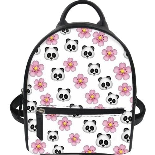 Cartoon panda women bag large capacity backpacks women backpack school bag for teenage girls light ladies travel backpack