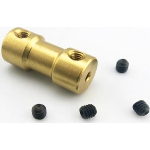 1pc 26 kinds 2mm 2.3mm 3.17mm 3mm 4mm, 5mm 6mm brass shaft coupler coupling Shaft Motor Coupler Motor connector