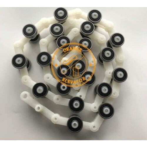 2 Pieces Escalator Newel Chain Double Fork 21 Joints