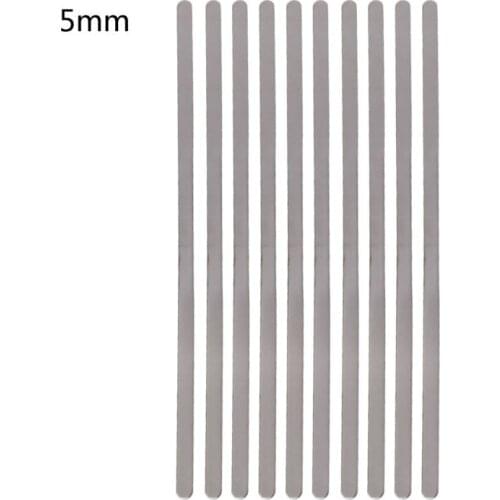 10Pcs Flat Blank Bending Stamping Customizing Bracelet Blanks Jewelry Making