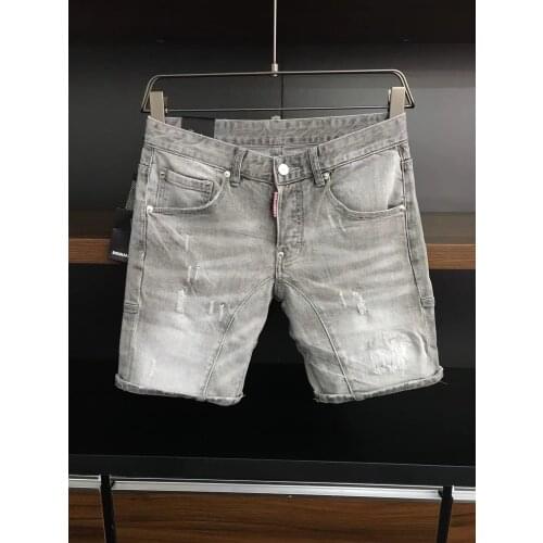 2021 Fashion Trend Dsquared2 Washed, Worn, Holes, Paint Spots Mens Jeans *A398-1