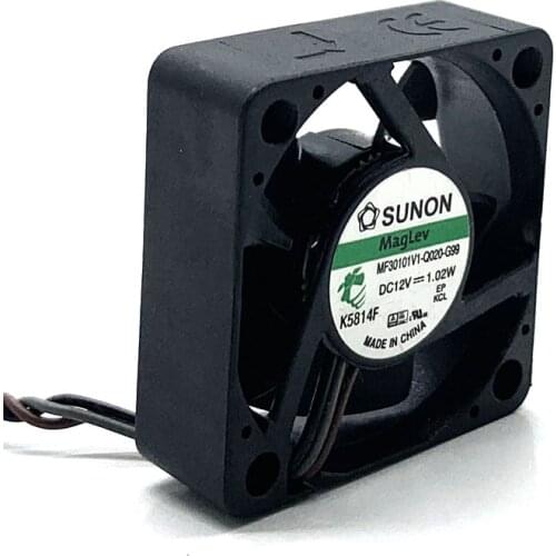 2pcs 30mm Cooling Fan For SUNON MF30101V1-Q000-G99 MF30101V1-Q020-G99 30X30X10 3CM DC 12V 1.02W Projector Cooling Fan