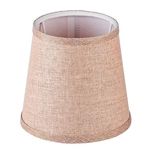 Lampshade Lamp Cover Handmade Modern E14 Screw American Style Luxury Crystal Candle Glass E14 Adapter Lamp Shade Cloth Design