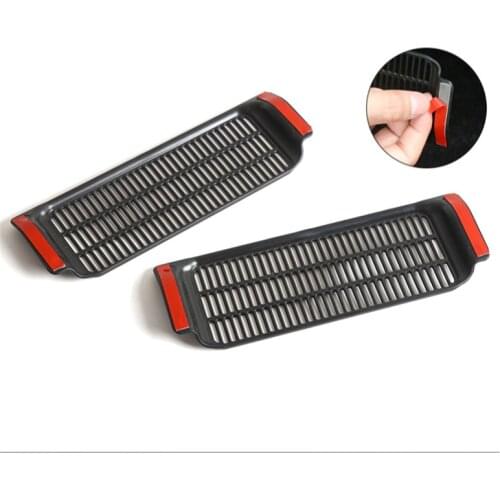 2Pcs Car Air Outlet Cover For Tesla Model 3 2017-2021 Under Seat Air Vent Anti-blocking Dust Cover Accessories