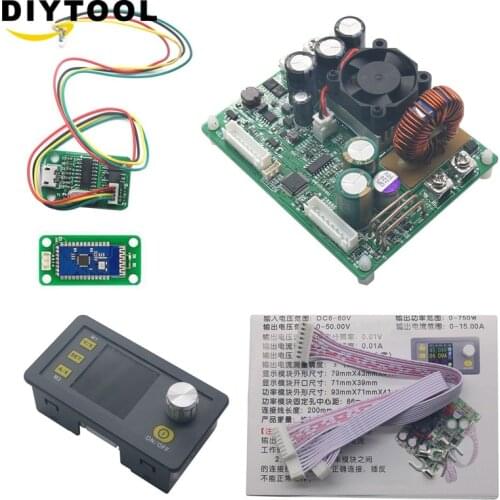 DPS5015+USB+BT LCD Constant Voltage current tester Step-down Programmable Power Supply module regulator converter