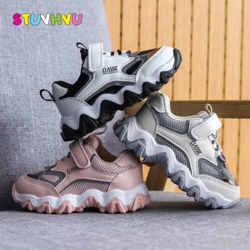 2021 New Toddler Boy Sneakers Kids Sports Shoes for Girls Mesh Sneakers Breathable Children Casual Shoes School Running Shoes