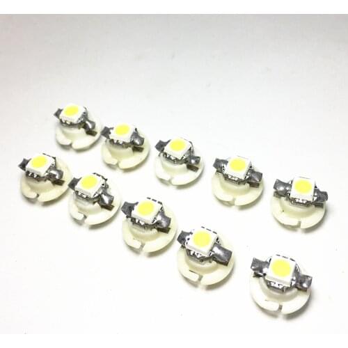 20PCS T5 B8.4 LED Brand New Instrument Bulbs Gauge Dashboard Lamp 12V B8.4D 5050 1SMD Side Indicator Lights Car Light