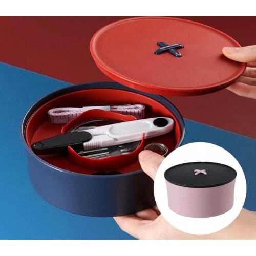 Lightweight PP Sewing Kit Tool Box Thread Stitches Pins Organizer for Travel