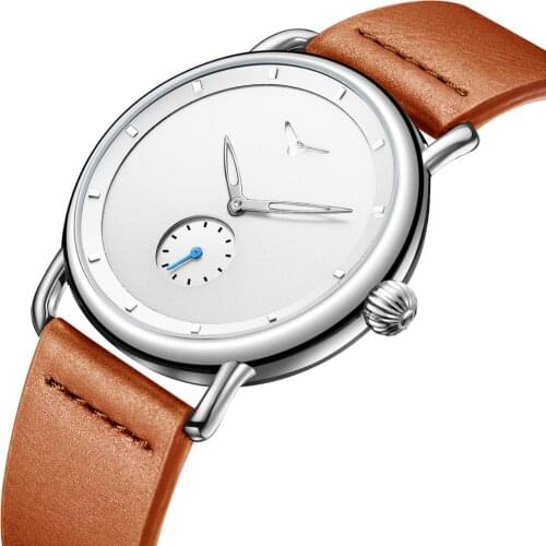 ONOLA Men Watch Top Luxury Brand Mens Fashion Simple Analog Quartz Watches Leather Band Waterproof Wristwatch Relogio Masculino