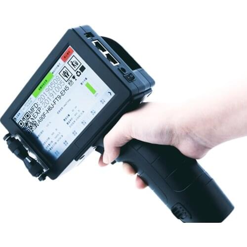 Faith 25.4mm Handheld Inkjet Printer 5" Touch Screen Coder Label QR Code Bar Code Production Date logo TIJ Printer