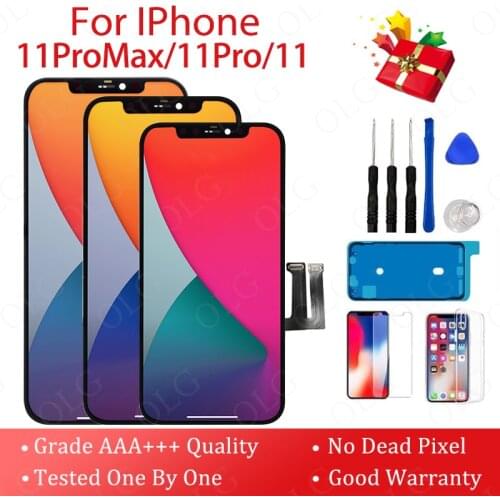 AAA+ 1 Piece Grade Replacement Touch Digitizer Assembly OLED Incell Screen LCD For iPhone 11 11 Pro 11Pro Max Display