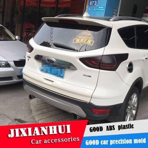 For Kuga Spoiler 2013-2018 Ford Escape QBK Spoiler ABS plastic Material Car Rear Wing Color Rear Spoiler