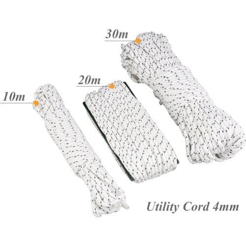 Hanging Clothesline laundry Rope 10m/20m/30m Outdoor Tent Rope Camping Gear Accessories laundry dryer clothes Line drying rope