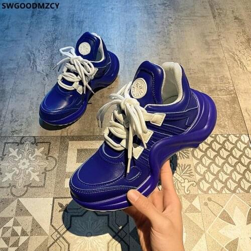 Ladies Trainers Sneakers Women Luxury Leather Casual Shoes Baskets Femme Sneakers Running Shoes for Women Platform Sneakers