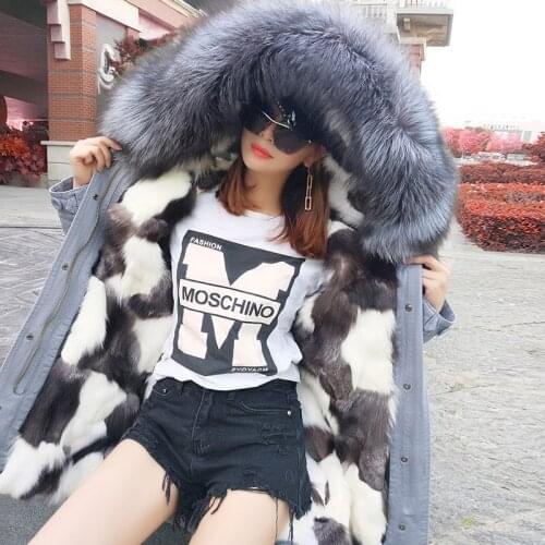 Pai overcome the new female 2020 autumn and winter fox fur liner fur coat mid-length detachable fur coat