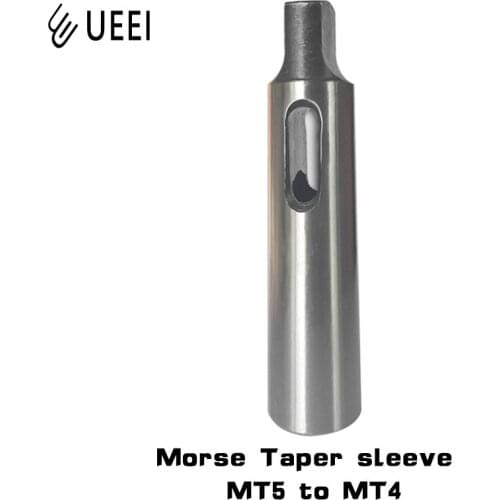 1 pcs Reducer sleeve MT4 to MT5 flat tail Mo style drill sleeve tapered shank drill middle sleeve milling lathe reducer sleeve