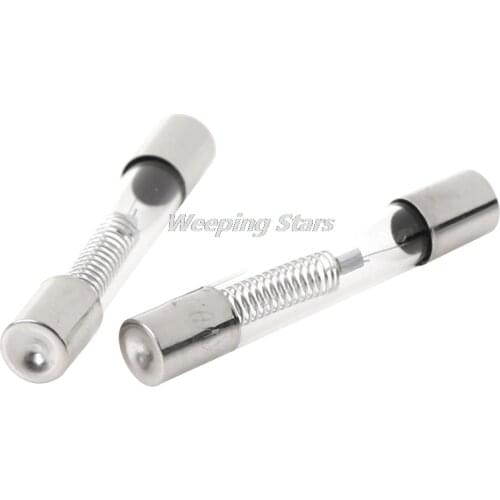 10PCS 5KV Microwave Oven Fuse High Voltage Fuse 0.65A 0.7A 0.75A 0.8A 0.9A 6*40mm