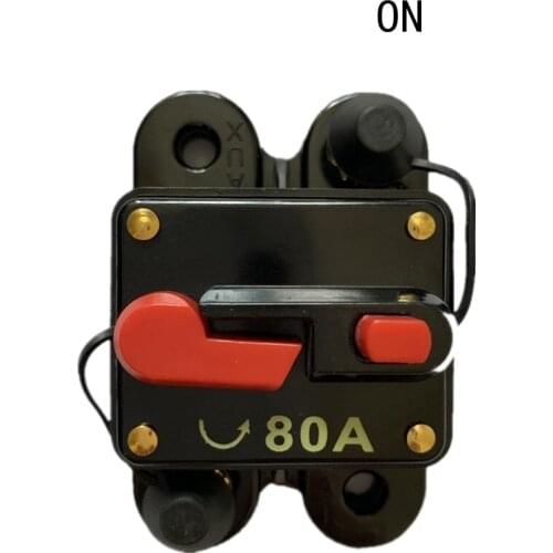 12V 24VDC Auto Car Bike Stereo Circuit Breaker Reset Fuse Inverter 60A 80A 100A 150A 200A 250A 300A Home Solar System Waterproof