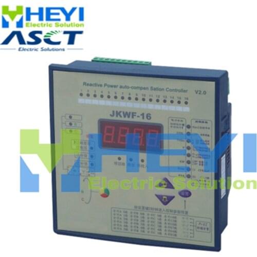Reactive power automatic compensation controller JKWF-16 16steps 220V reactive power compensation controller