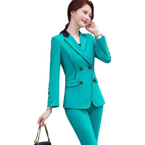 Женские модные брючные костюмы FAKUNTN China At AliExpress