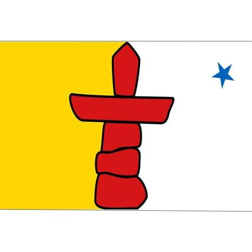 Nunavut Flag Yehoy hanging 90*150cm Canada For Decoration