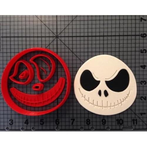 Halloween Jack Print Frosting Cookie Mold 3D Printing Cookie Mold Family DIY Icing Baking Tool Cake 3D Cutting
