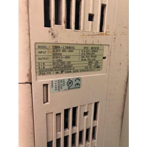 CIMR-L7B4015 inverter Good appearance , 90% new ,90 days warranty , in stock free shipping