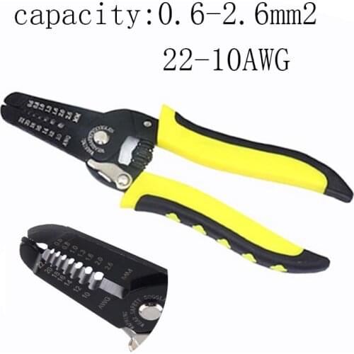 HS-1041C Multifunctional wire stripping pliers are used for cutting wires stripping wires and crimping teminals hand tools