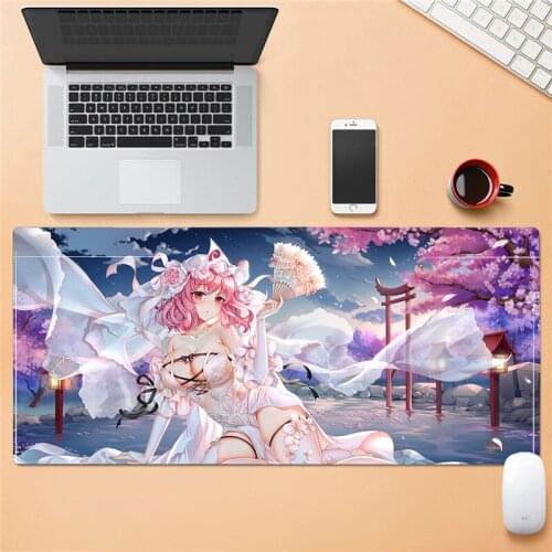 Gaming mouse pad big mouse pad gamer computer mouse pad big mouse pad XXL rubber surface mouse carpet computer desk pad keyboard