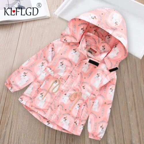 KLFLGD Trench Coats For Girls