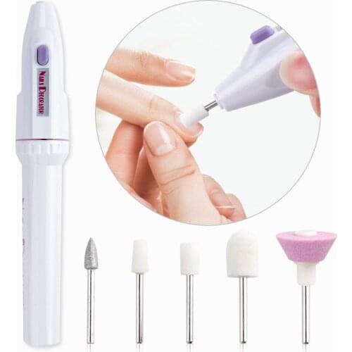 Mini Nail Drill Machine For Electric Manicure Drill Machine Accessory Manicure Pedicure Gel Polish File Buffer Nail Art Tool